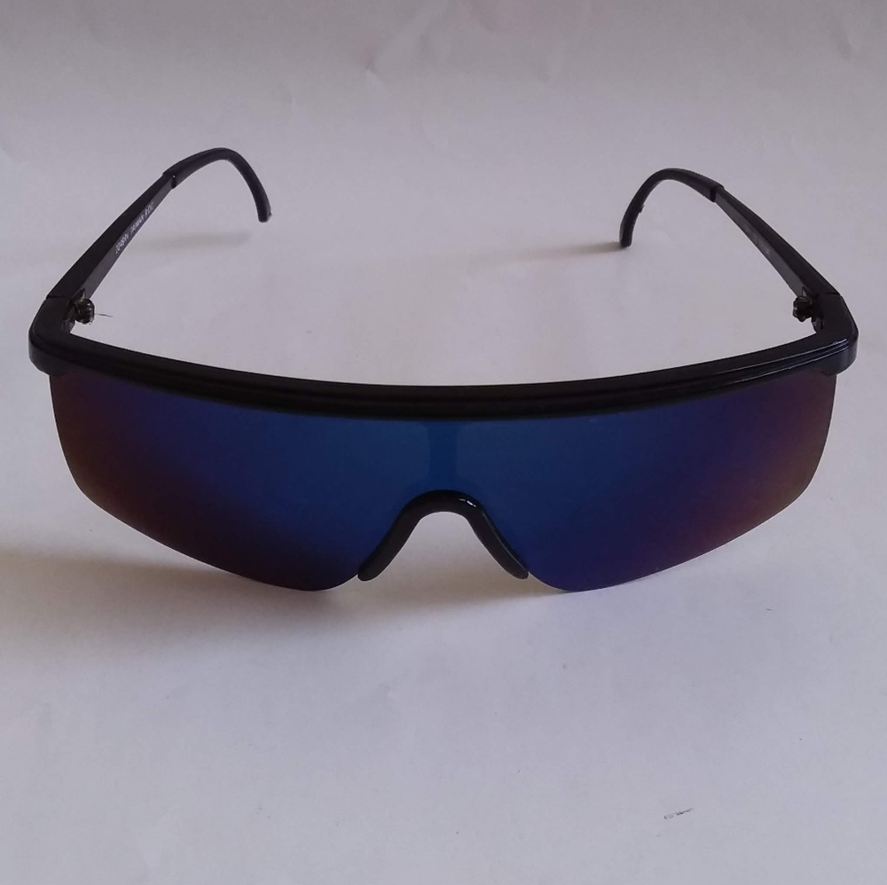 Vintage 90's blade semi-rimless sunglasses